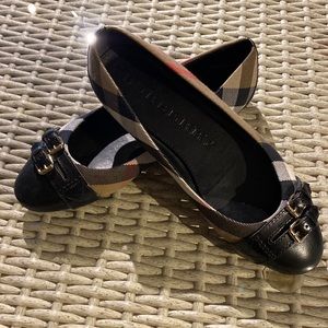 Burberry flats.